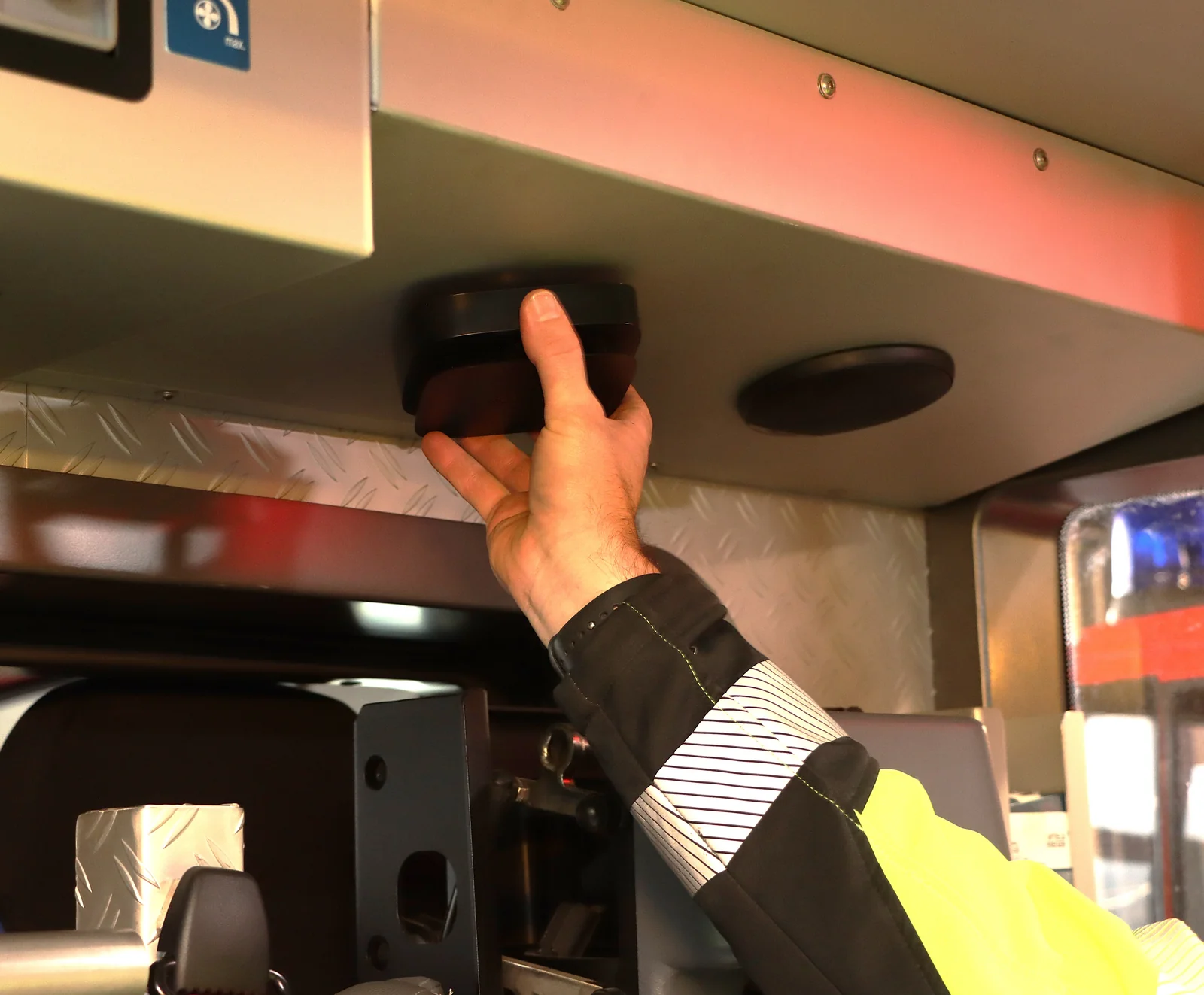 Rauchmelder in den Fahrzeugen Rauchmelder in den Fahrzeugen